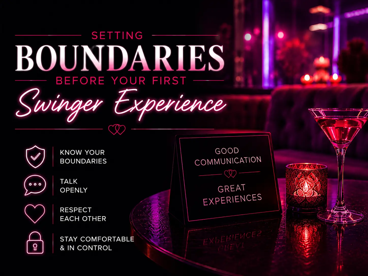 Setting Boundaries Before Your First Swinger Experience